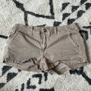 American Eagle super stretch shorts tan